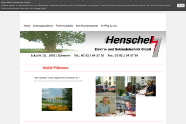 henschel-eg.de - Elektriker Schwerin