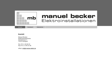 m-becker-elektro.de - Elektriker Stuttgart