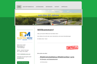 elektro-merz.com - Elektriker Waiblingen