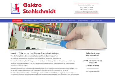 elektro-stahlschmidt.de - Elektriker Werdohl