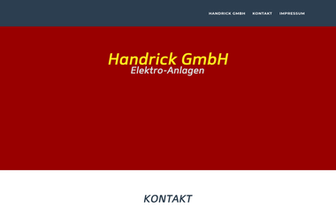 handrick-gmbh.de - Elektriker Wilhelmshaven