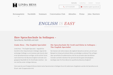 the-english-specialist.de - Englischlehrer Solingen