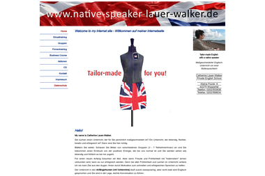 native-speaker-lauer-walker.de - Englischlehrer Wuppertal