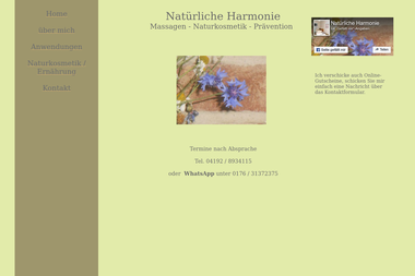 natuerliche-harmonie.de - Ernährungsberater Bad Bramstedt