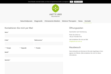 naturheilpraxis-anette-uber.de/kontakt - Ernährungsberater Kornwestheim