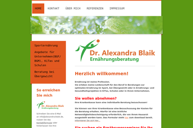 alexandra-blaik.de - Ernährungsberater Magdeburg