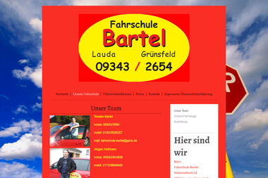 fahrschule-bartel.net/unsere-fahrschule/unser-team - Fahrschule Lauda-Königshofen