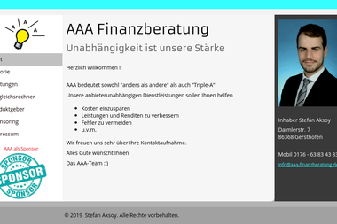 aaa-finanzberatung.de - Finanzdienstleister Augsburg