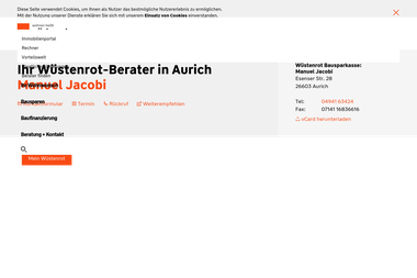 wuestenrot.de/aussendienst/Manuel.Jacobi - Finanzdienstleister Aurich