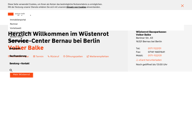 wuestenrot.de/volker.balke - Finanzdienstleister Bernau Bei Berlin