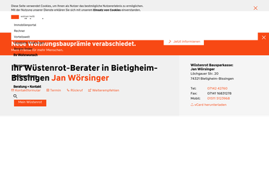 wuestenrot.de/aussendienst/jan.woersinger - Finanzdienstleister Bietigheim-Bissingen