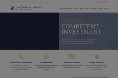 competent-investment-management.de - Finanzdienstleister Coswig