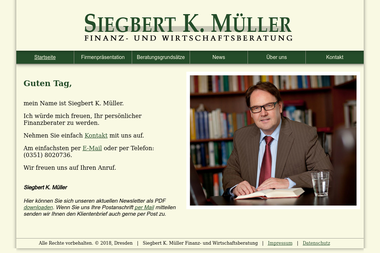 siegbert-k-mueller.de - Finanzdienstleister Dresden