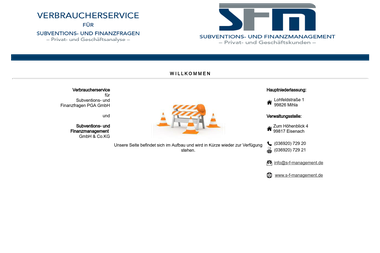 s-f-management.de - Finanzdienstleister Eisenach