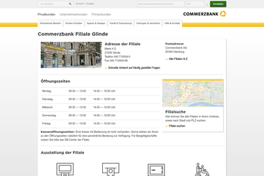 commerzbank.de/filialen/de/Glinde - Finanzdienstleister Glinde