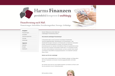 harmsfinanzen.de - Finanzdienstleister Göttingen