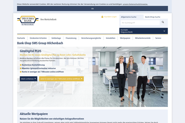 degussa-bank.de/bank-shop-sms-group-hilchenbach - Finanzdienstleister Hilchenbach