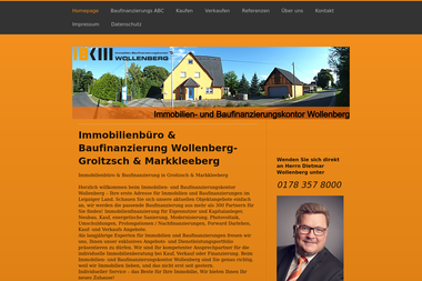 immobilien-baufinanzierung-wollenberg.de - Finanzdienstleister Markkleeberg