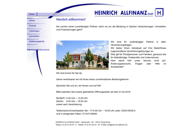 heinrich-allfinanz.de - Finanzdienstleister Oranienburg