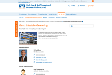 vrbank-ffb.de/wir-fuer-sie/filialen-ansprechpartner/ansprechpartner/uebersicht-ansprechpartner/anspr - Finanzdienstleister Puchheim