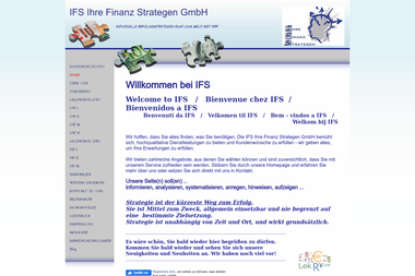 ifs-gmbh.eu/HOME.html - Finanzdienstleister Remseck Am Neckar