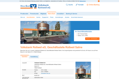 volksbank-rottweil.de/wir-fuer-sie/filialen-ansprechpartner/filialen/uebersicht-filialen/7536.html - Finanzdienstleister Rottweil