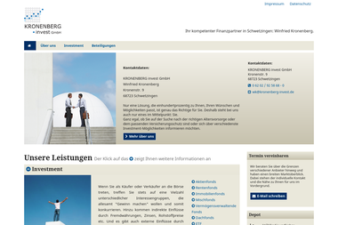 kronenberg-invest.de - Finanzdienstleister Schwetzingen