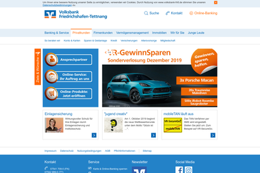 volksbank-fntt.de - Finanzdienstleister Tettnang