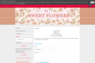 sweet-flowers.de/kontakt - Blumengeschäft Achern
