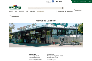dehner.de/markt/bad_duerrheim - Blumengeschäft Bad Dürrheim