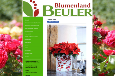 blumenland-beuler.de - Blumengeschäft Bad Nauheim
