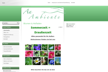 aa-ambiente.de - Blumengeschäft Bocholt