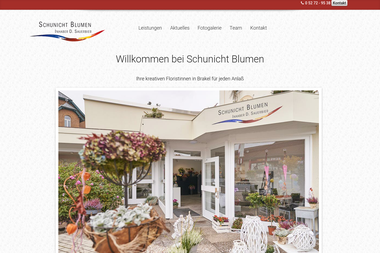 schunicht-blumen.de - Blumengeschäft Brakel