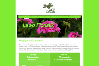 lawofloristik.de - Blumengeschäft Buchen