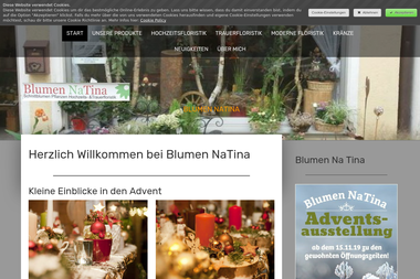 blumen-natina.jimdo.com - Blumengeschäft Burglengenfeld