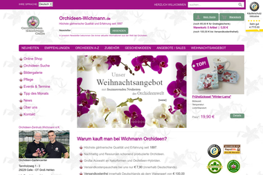 orchideen-wichmann.de - Blumengeschäft Celle