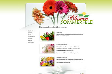 blumen-sommerfeld.de - Blumengeschäft Clausthal-Zellerfeld