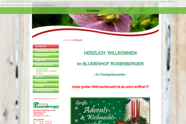 blumenhof-rosenberger.de - Blumengeschäft Dillenburg