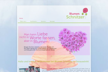 blumen-schnitzer.de - Blumengeschäft Donauwörth