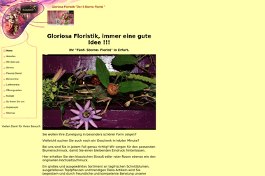 gloriosa-floristik.de - Blumengeschäft Erfurt