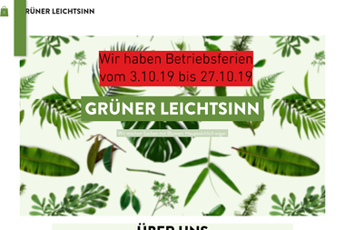 gruenerleichtsinn.de - Blumengeschäft Gera