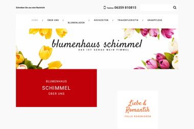 blumenhaus-schimmel.de - Blumengeschäft Grünstadt