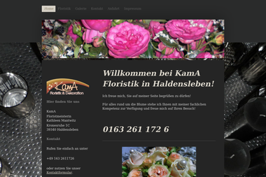 kama-floristik.de - Blumengeschäft Haldensleben