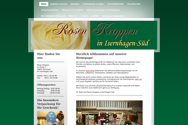 rosen-kroppen.com - Blumengeschäft Hannover