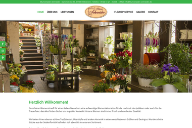 blumenladen-schneider.de - Blumengeschäft Hildesheim