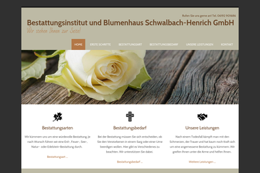 bestattungen-schwalbach-henrich.de - Blumengeschäft Hofheim Am Taunus