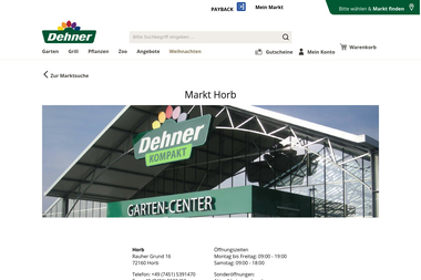 dehner.de/markt/horb - Blumengeschäft Horb Am Neckar