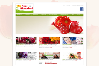 alice-im-blumenland.de - Blumengeschäft Kaarst