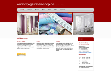 city-gardinen-shop.de - Blumengeschäft Kerpen