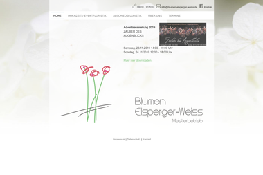 blumen-elsperger-weiss.de - Blumengeschäft Kolbermoor
